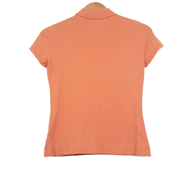 Lacoste Orange Polo Shirt Size 38 - Picture 6 of 6